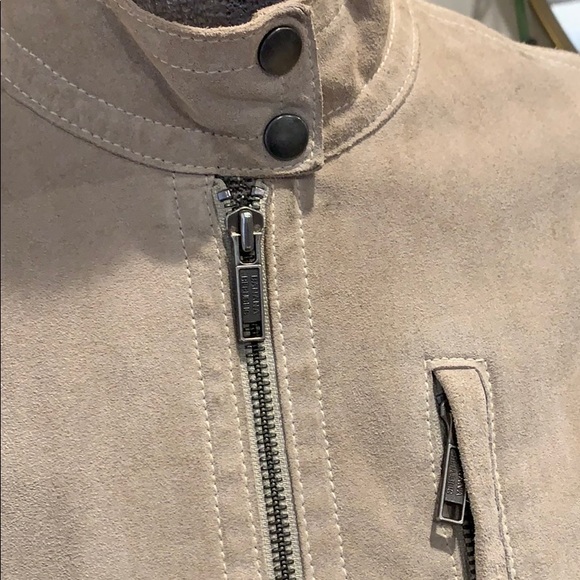 Vintage Banana Republic Moto Cafe Suede jacket Medium - Picture 7 of 13